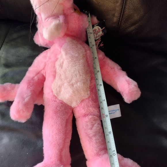 Vintage Pink Panther Plush 12" United Artist Toy Network 1998 with Tags - Picture 9 of 10